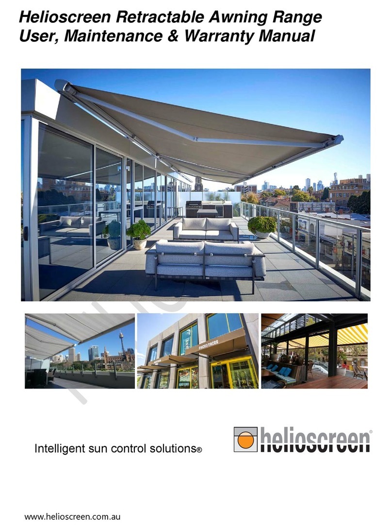 Helioscreen Helioshade Full Cassette User, Maintenance & Warranty Manual