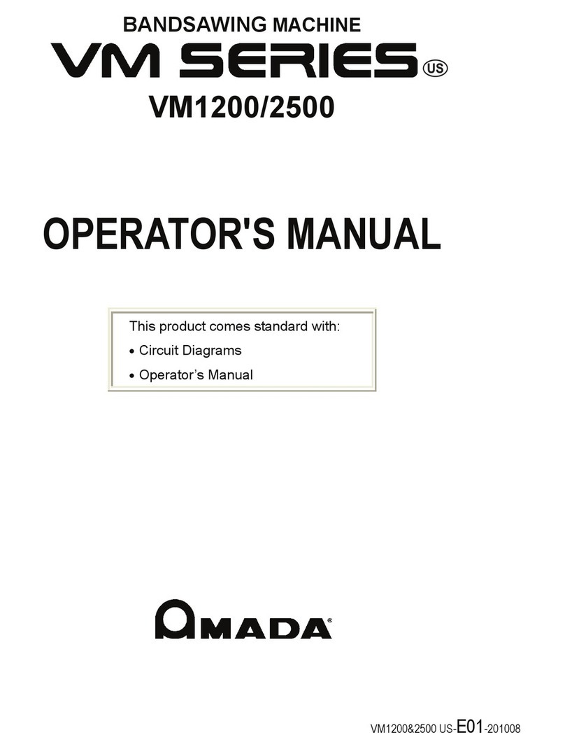 Amada vm Series Operator's manual