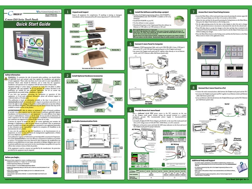 C-MORE EA9 Series User manual