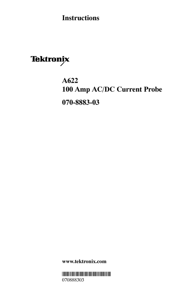 Tektronix A622 User manual