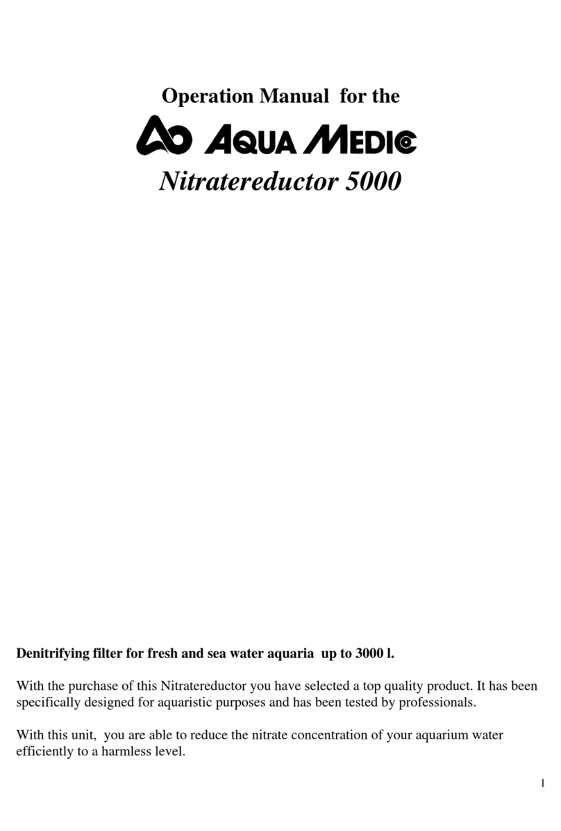 Aqua Medic Nitratereductor NR 5000 User manual