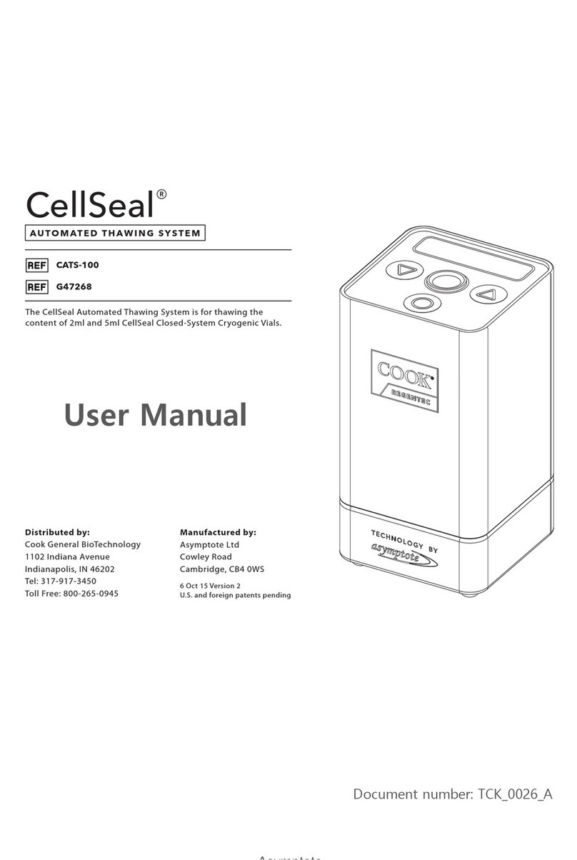 Cook Regentec CellSeal user manual