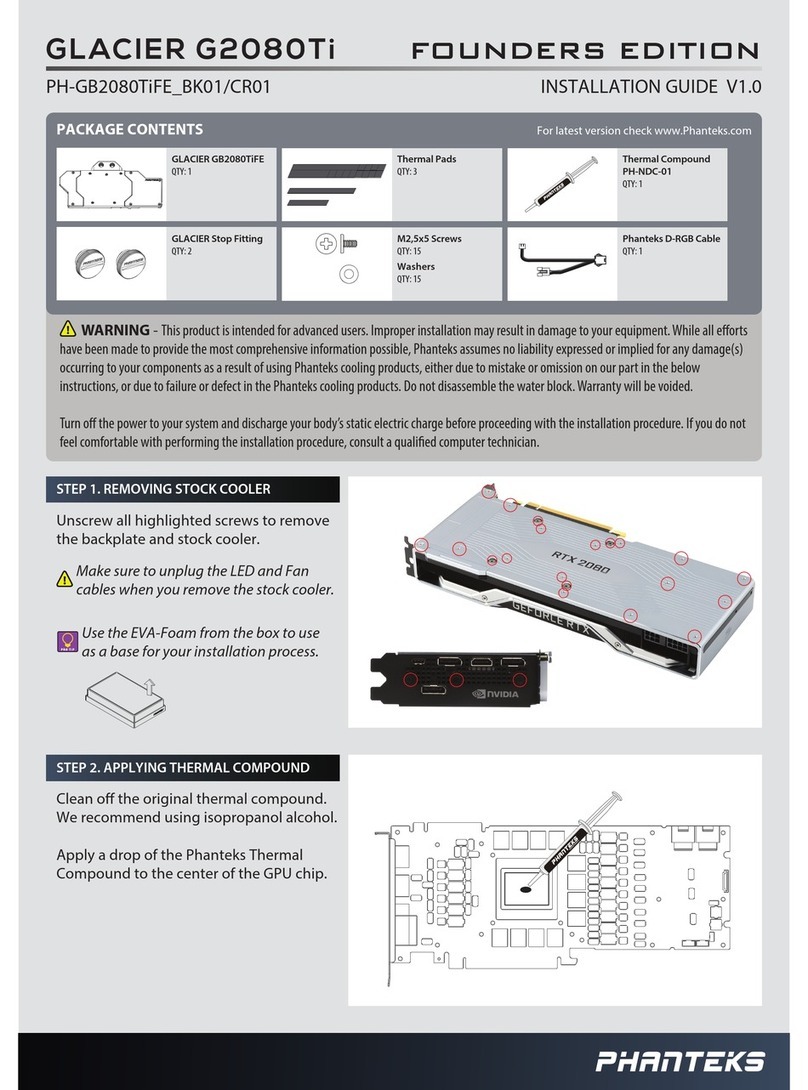Glacier G2080TiFE User manual