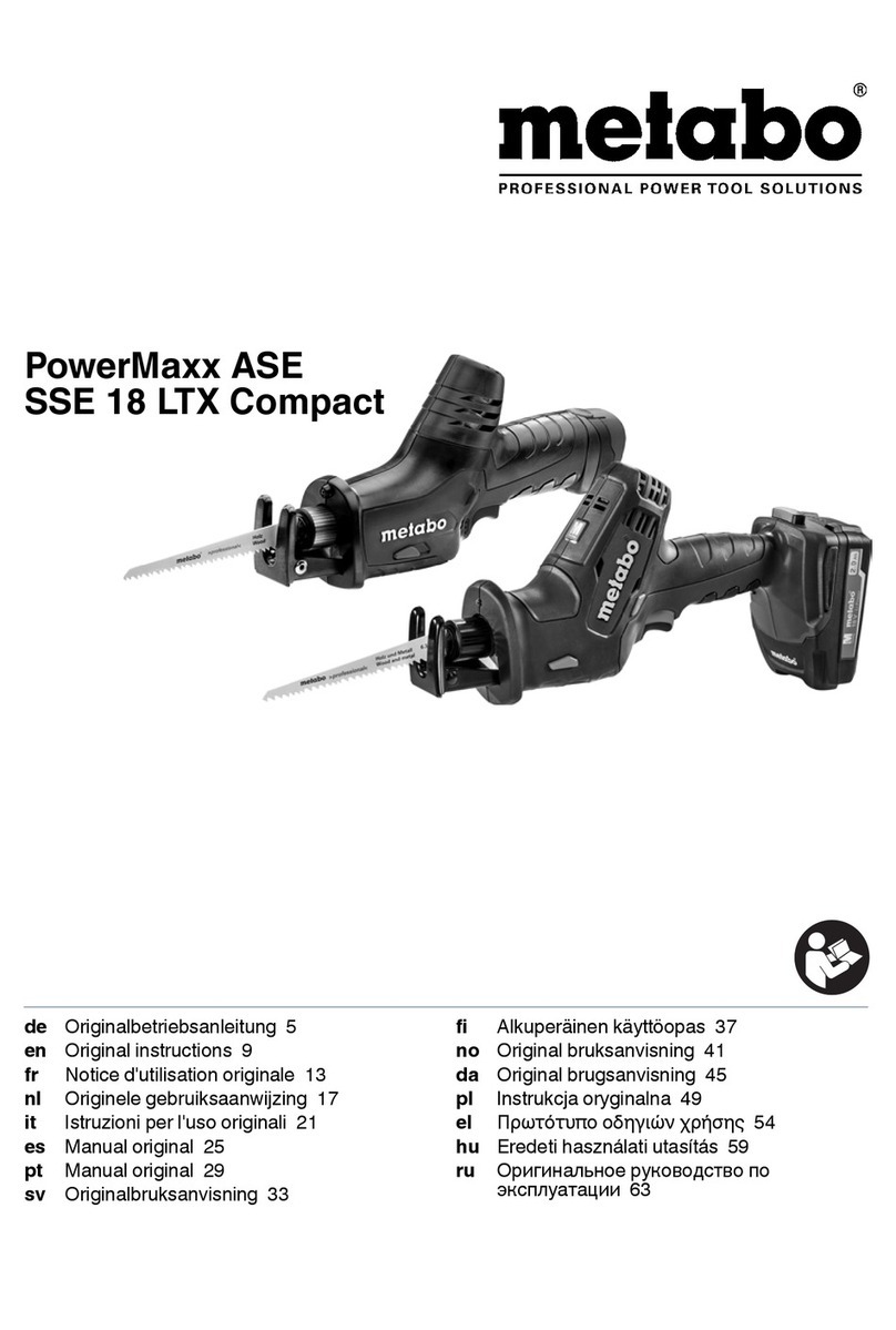 Metabo PowerMaxx ASE User manual