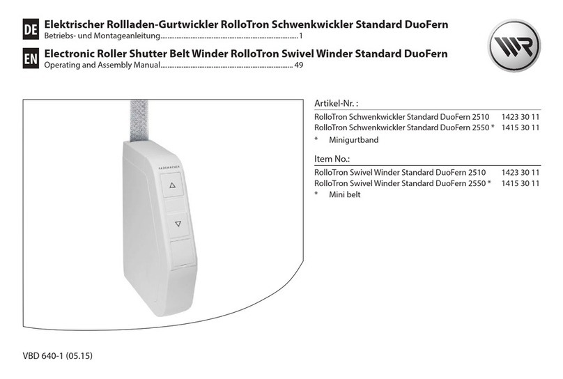 RADEMACHER DuoFern 2510 Product guide
