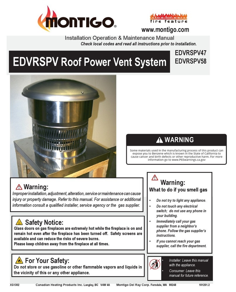 Montigo EDVRSPV Series Installation, operation & maintenance manual Montigo EDVRSPV Series Installation, operation & maintenance manual