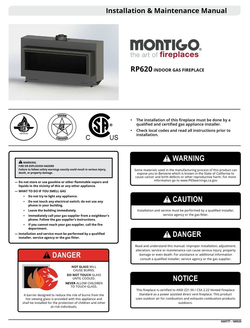 Montigo RP620 Series Installation & maintenance manual