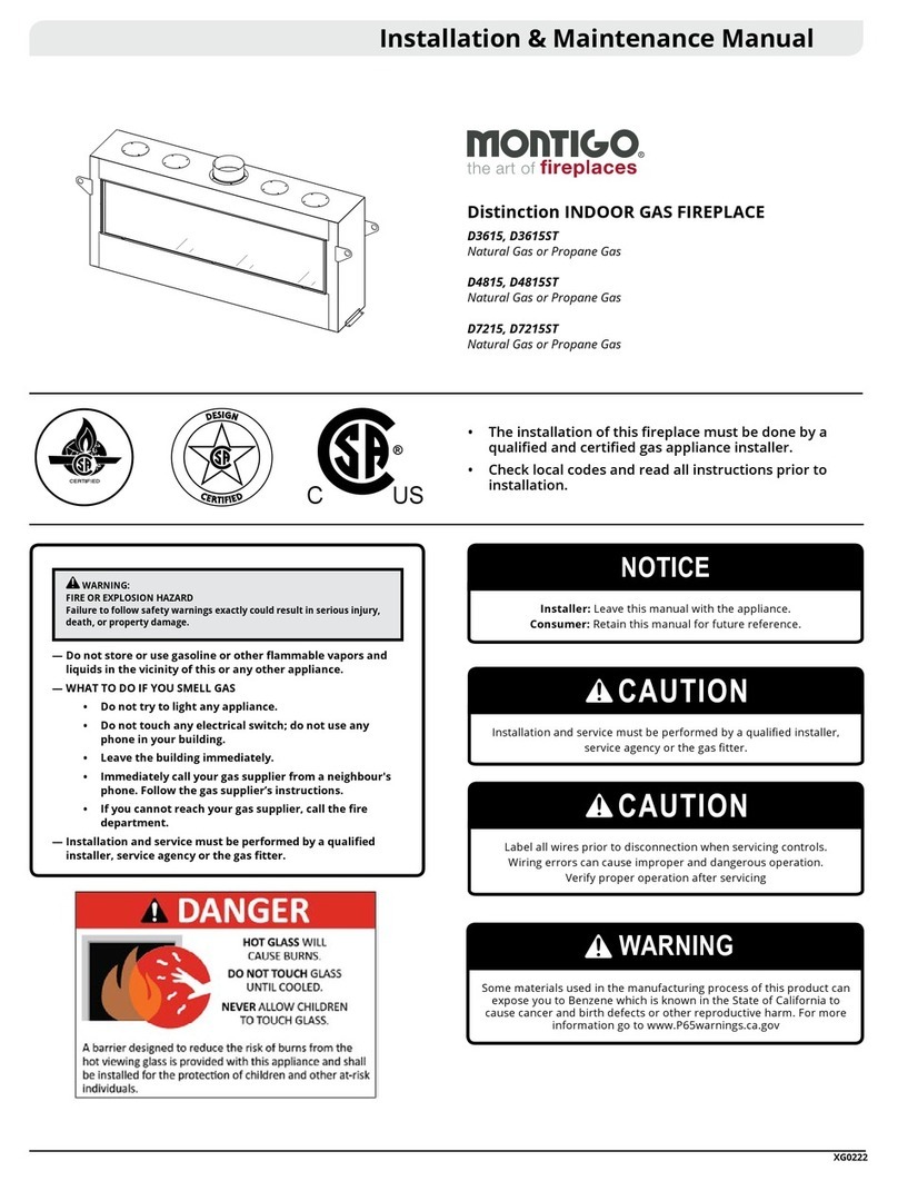 Montigo D3615 Installation & maintenance manual