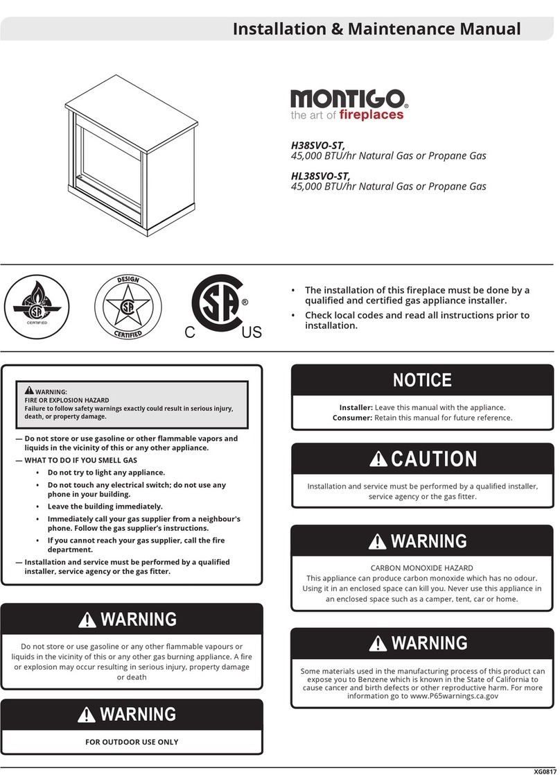 Montigo H38SVO-ST Series Instruction Manual Montigo H38SVO-ST Series Instruction Manual