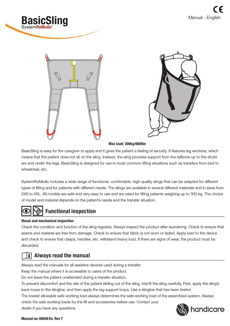Handicare SystemRoMedic BasicSling manual