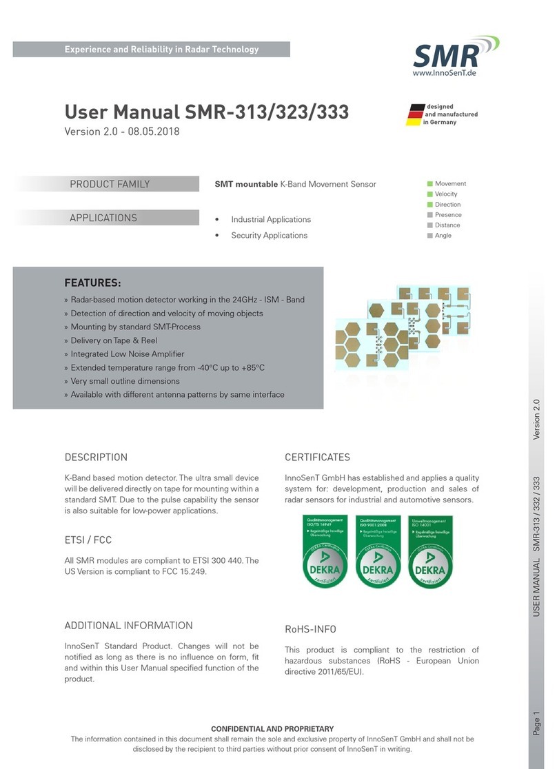 InnoSenT SMR-313 user manual