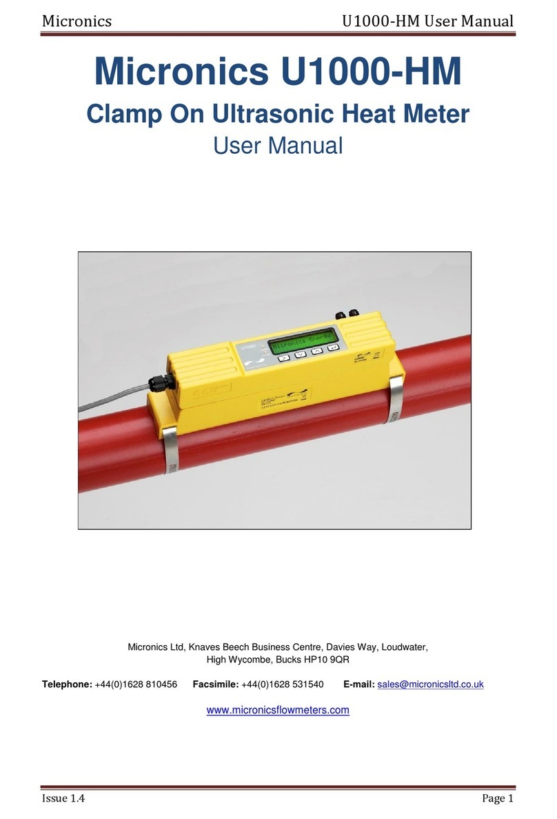 Micronics U1000-HM User manual
