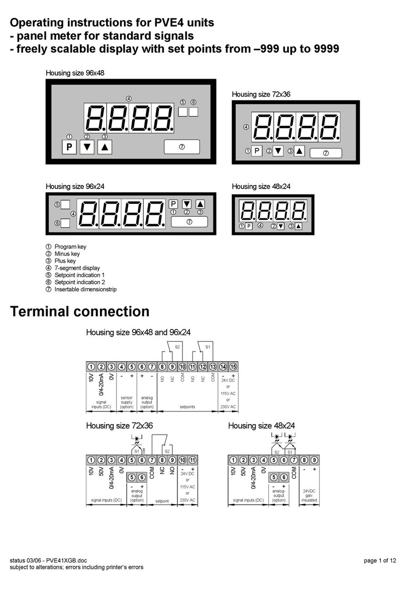 montwill PVE 4.001.1422B operating instructions