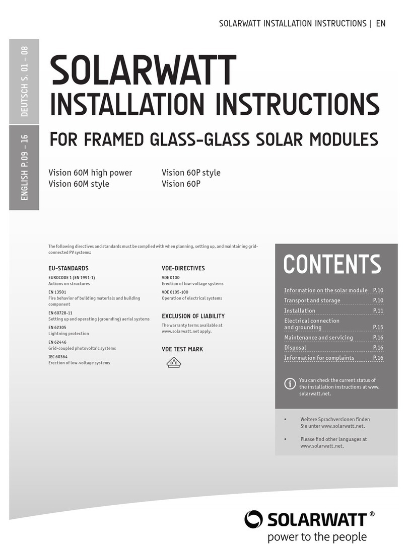 solarwatt Vision 60M high power installation instructions solarwatt Vision 60M high power installation instructions