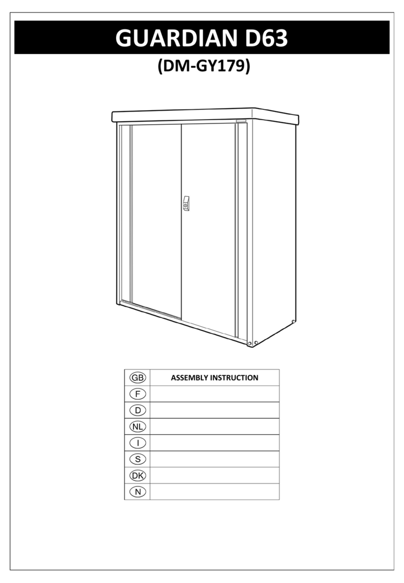 TRIMETALS GUARDIAN D63 Assembly instruction