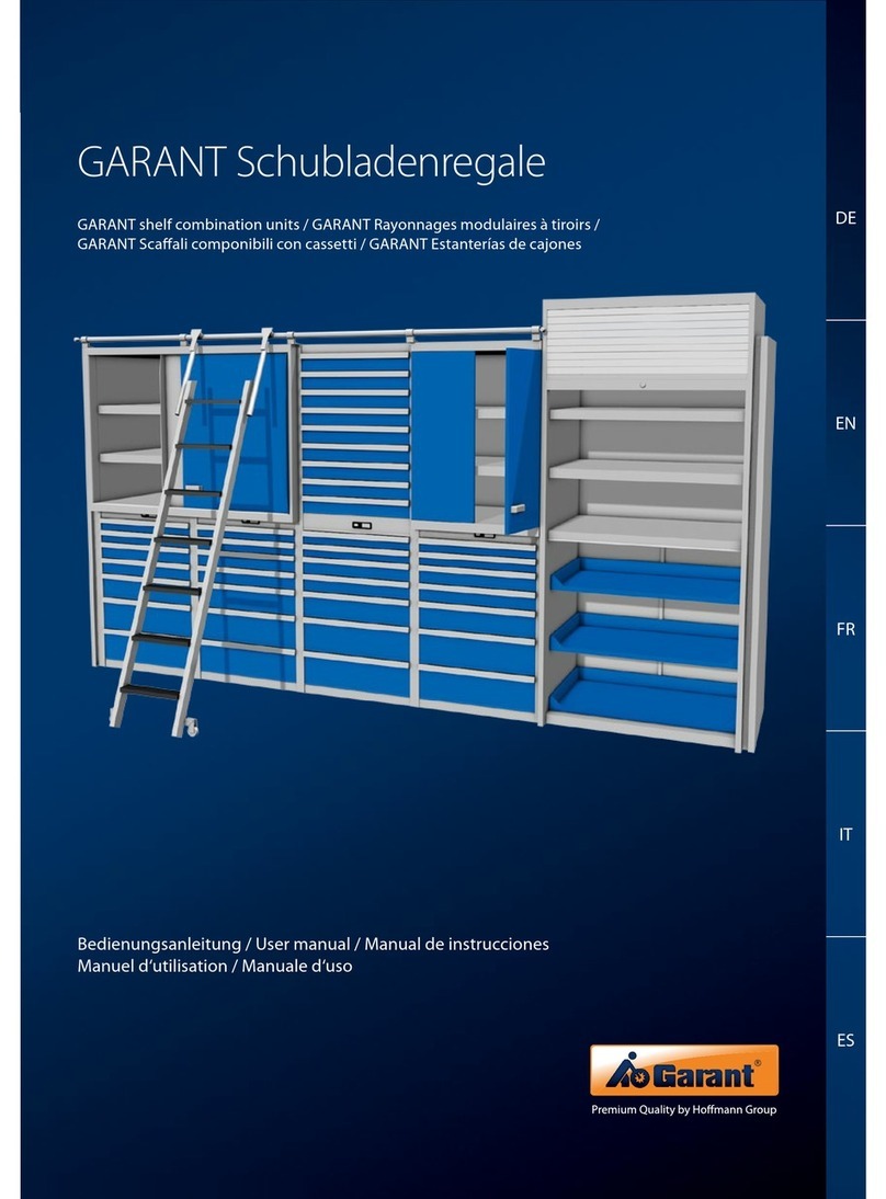 GARANT Shelf combination units user manual