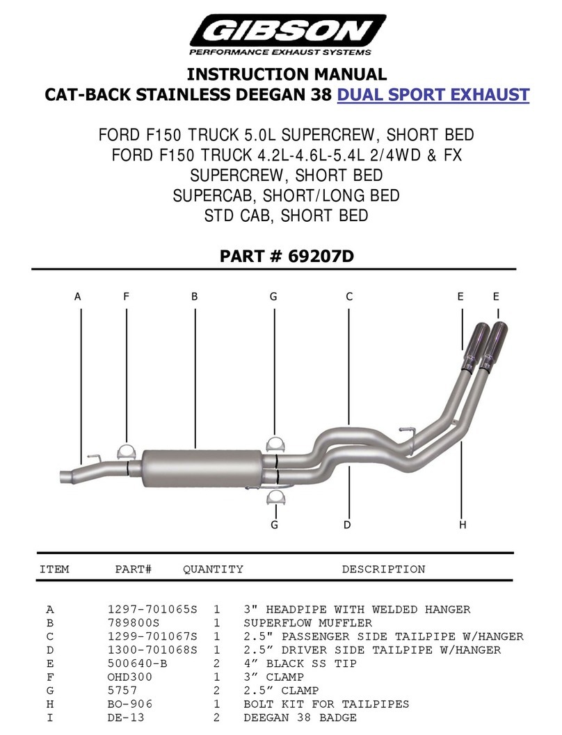Gibson 69207D User manual