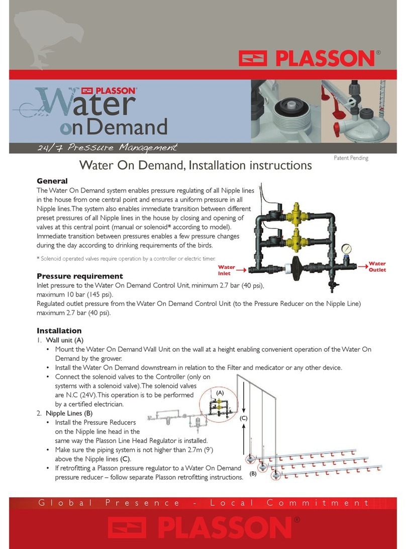 Plasson Water On Demand installation instructions