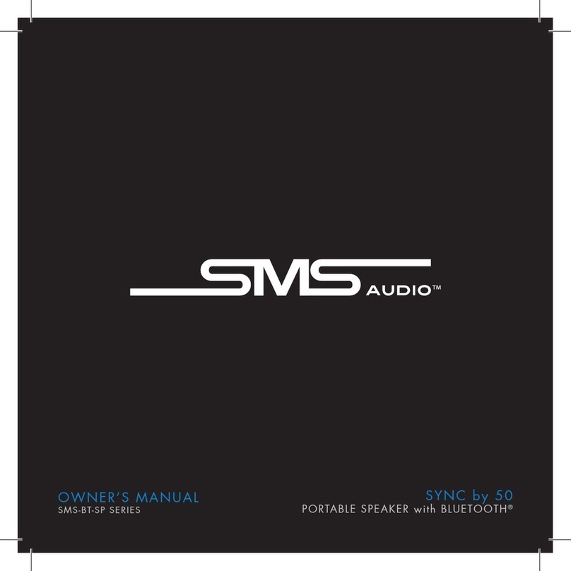 SMS Audio MS-BT-SP Series owner's manual