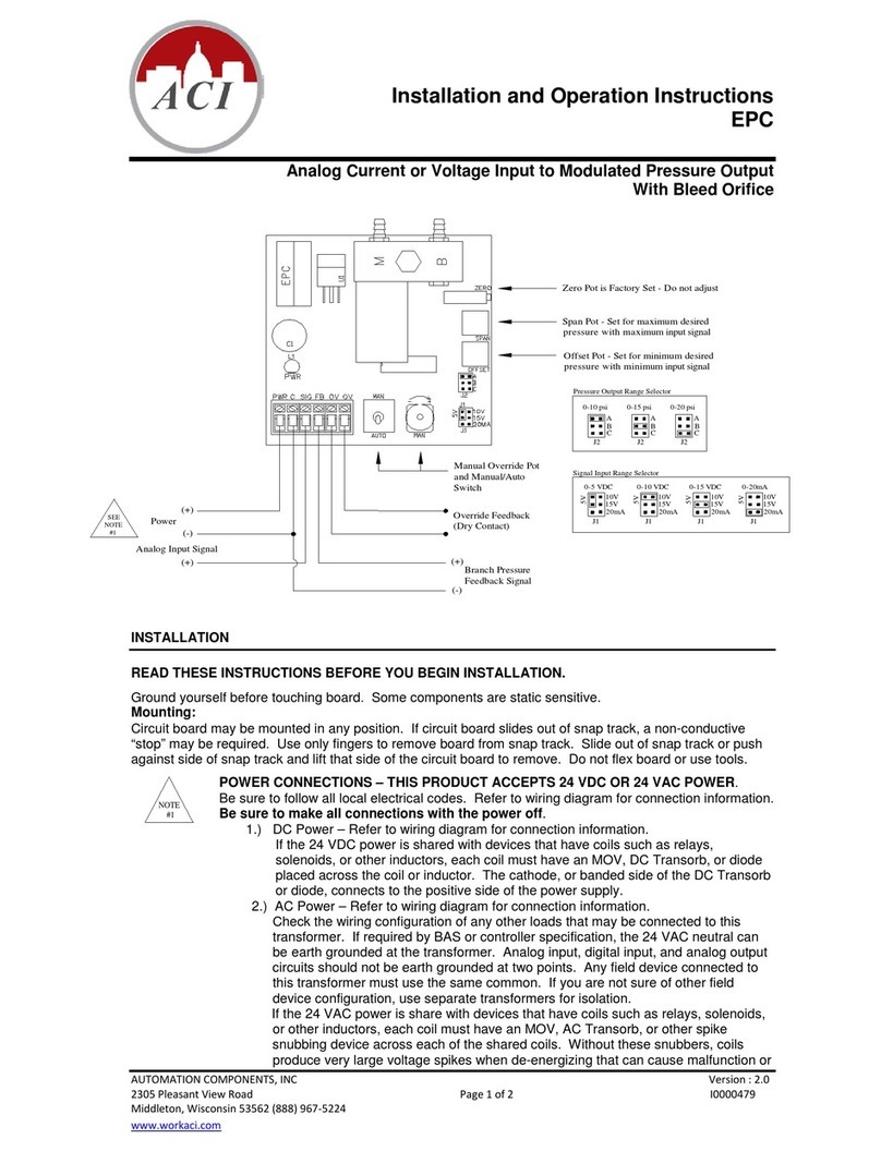 aci EPC User manual