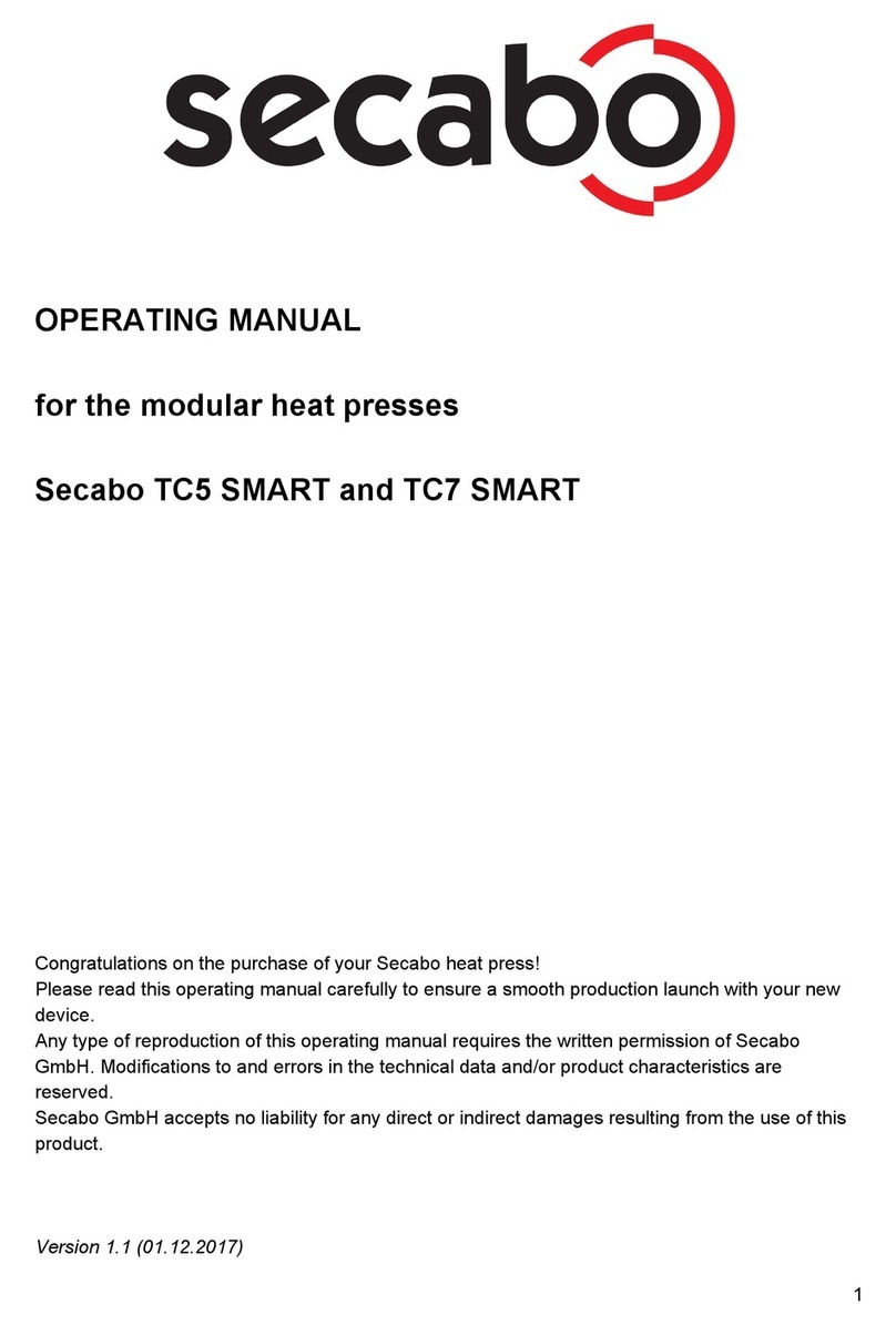 Secabo TC5 Smart User manual
