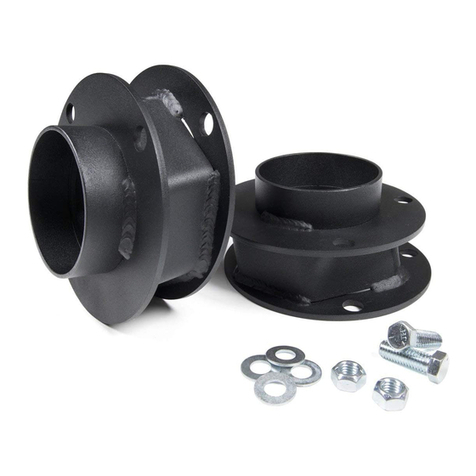 Zone Offroad Products D1201 installation instructions