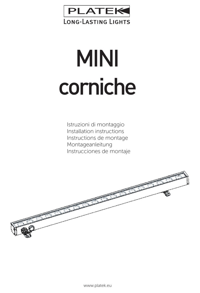 Platek MINI corniche installation instructions