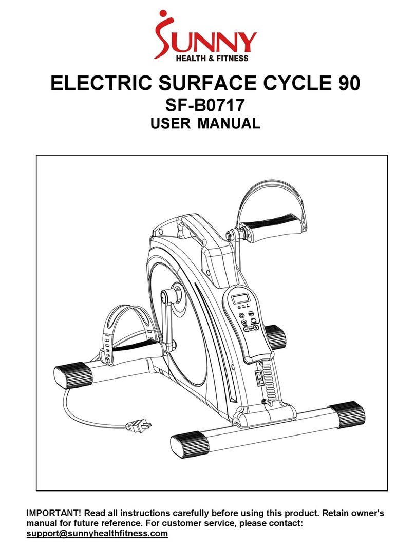 Sunny Health & Fitness SF-B0717 user manual