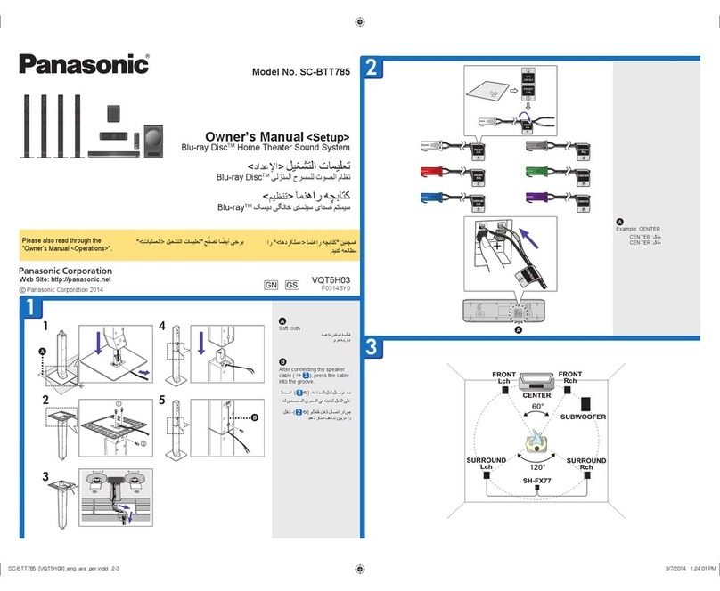 Panasonic SC-BTT785 owner's manual