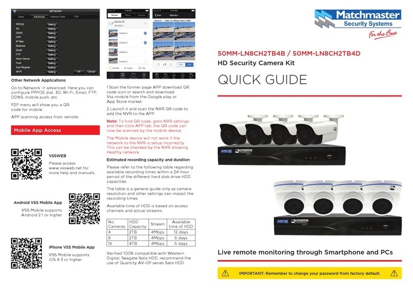 Matchmaster 50MM-LN8CH2TB4D quick guide