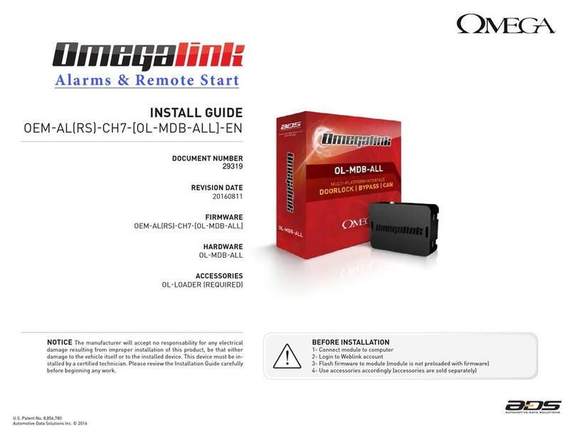 Omega Omegalink OL-MDB-ALL User manual