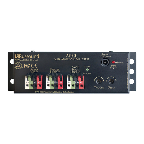 Russound AB-3 instruction manual