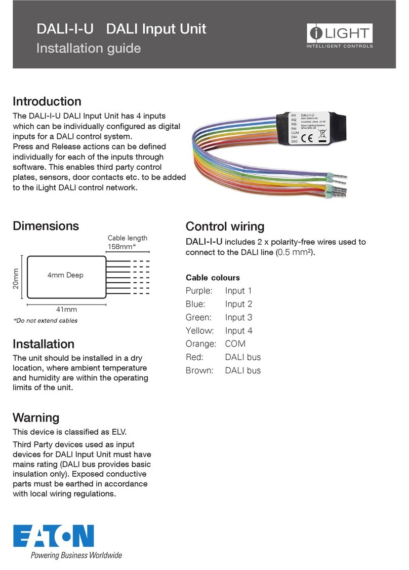 iLight DALI-I-U installation guide
