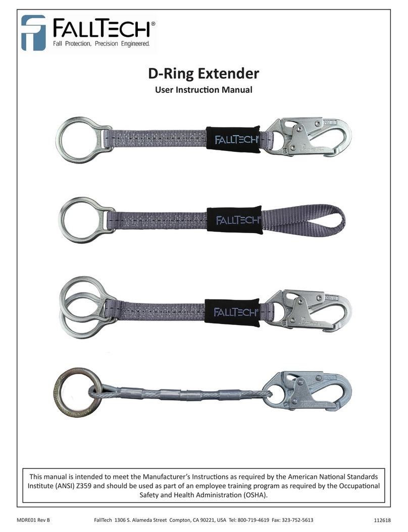 Falltech D-Ring Extender Operator's manual