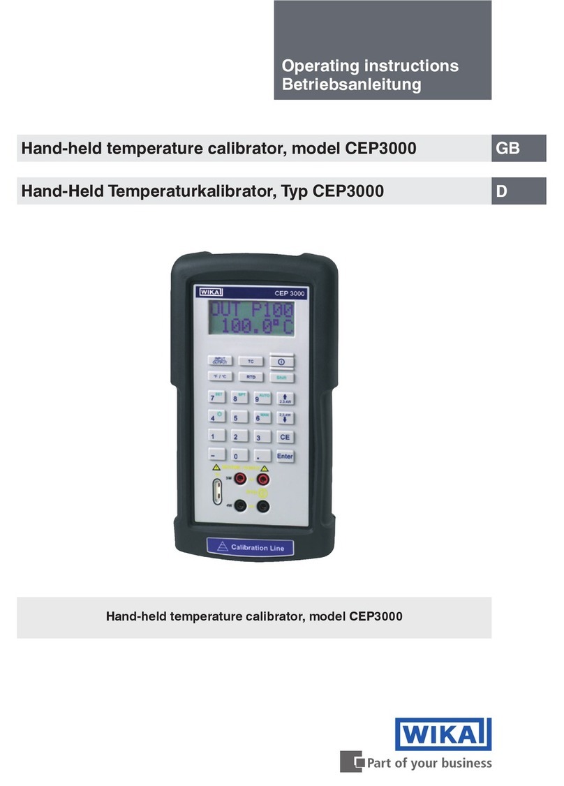 WIKA CEP3000 User manual