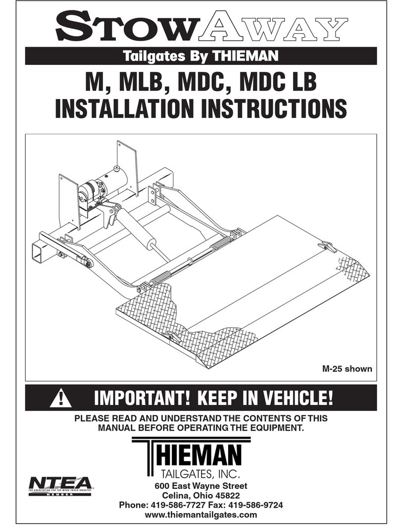 THIEMAN trailgates M installation instructions
