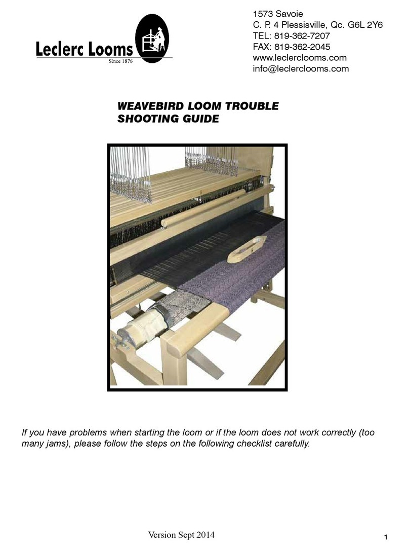 Leclerc Looms weavebird loom User manual