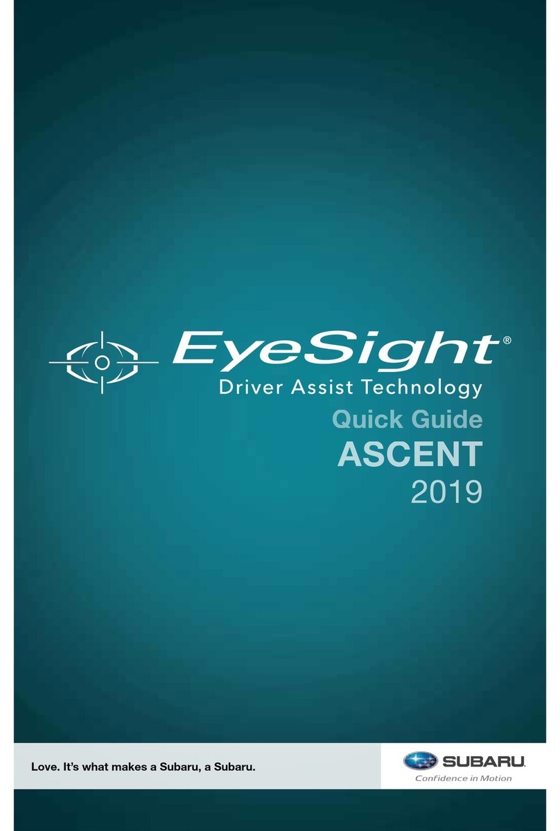 Subaru EyeSight quick guide