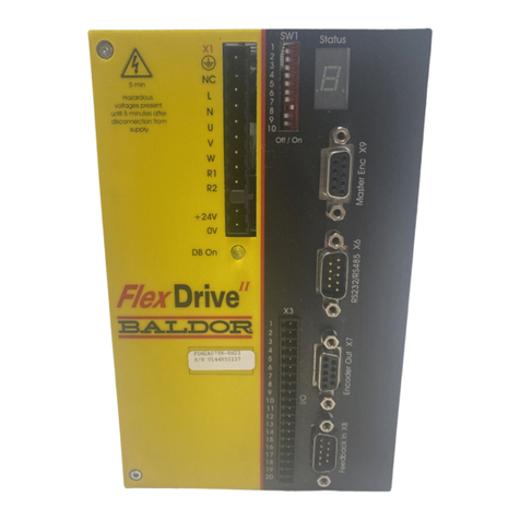 Baldor Flex+DriveII User manual