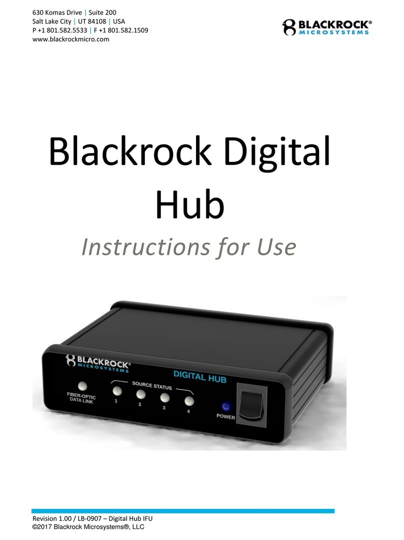 Blackrock Microsystems Digital Hub Instructions for use
