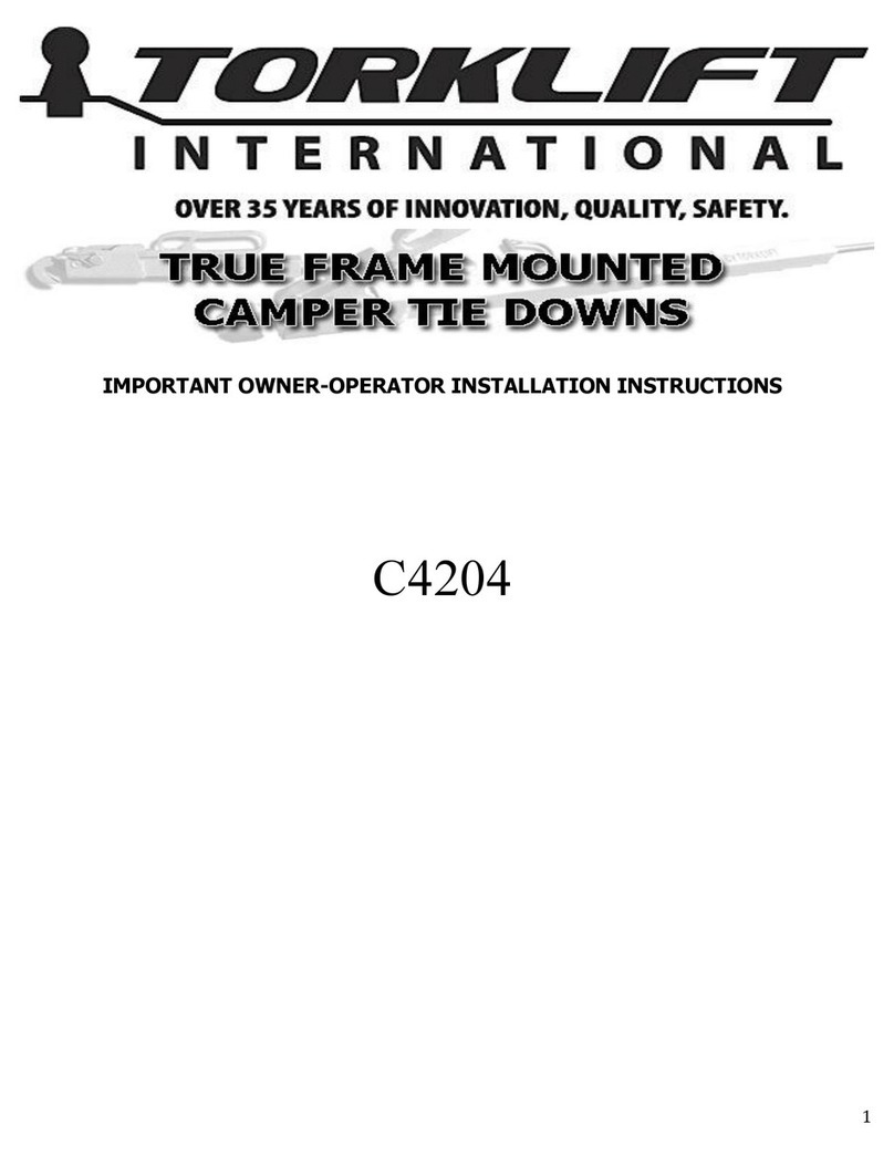 Torklift C4204 Important owner-operator installation instructions