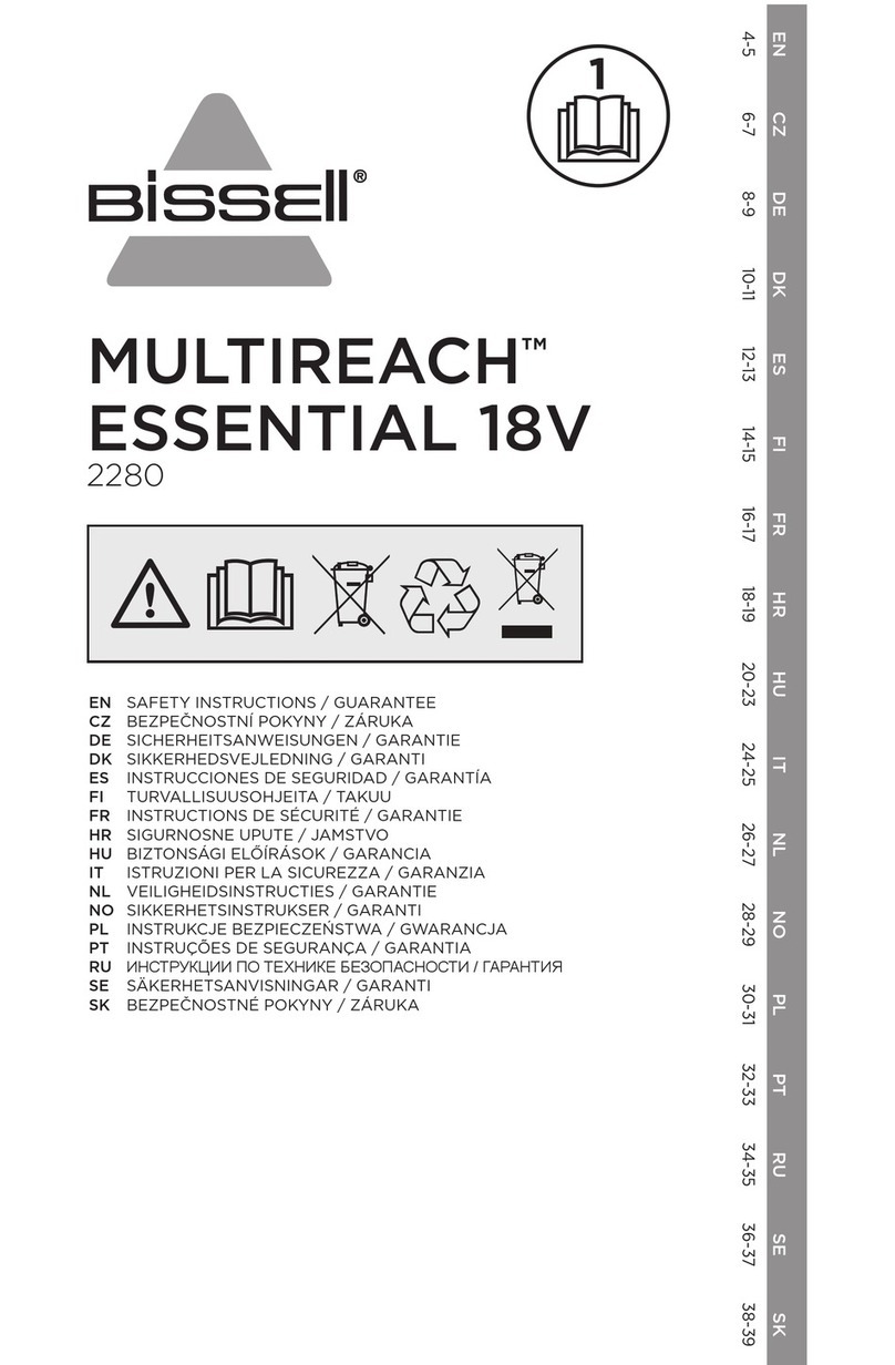 Bissell MULTIREACH 2280 manual