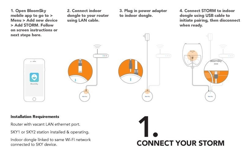 BloomSky STORM User manual