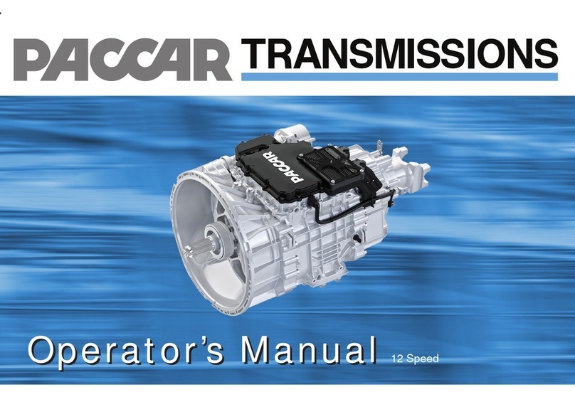 Paccar 12-Speed Operator's manual