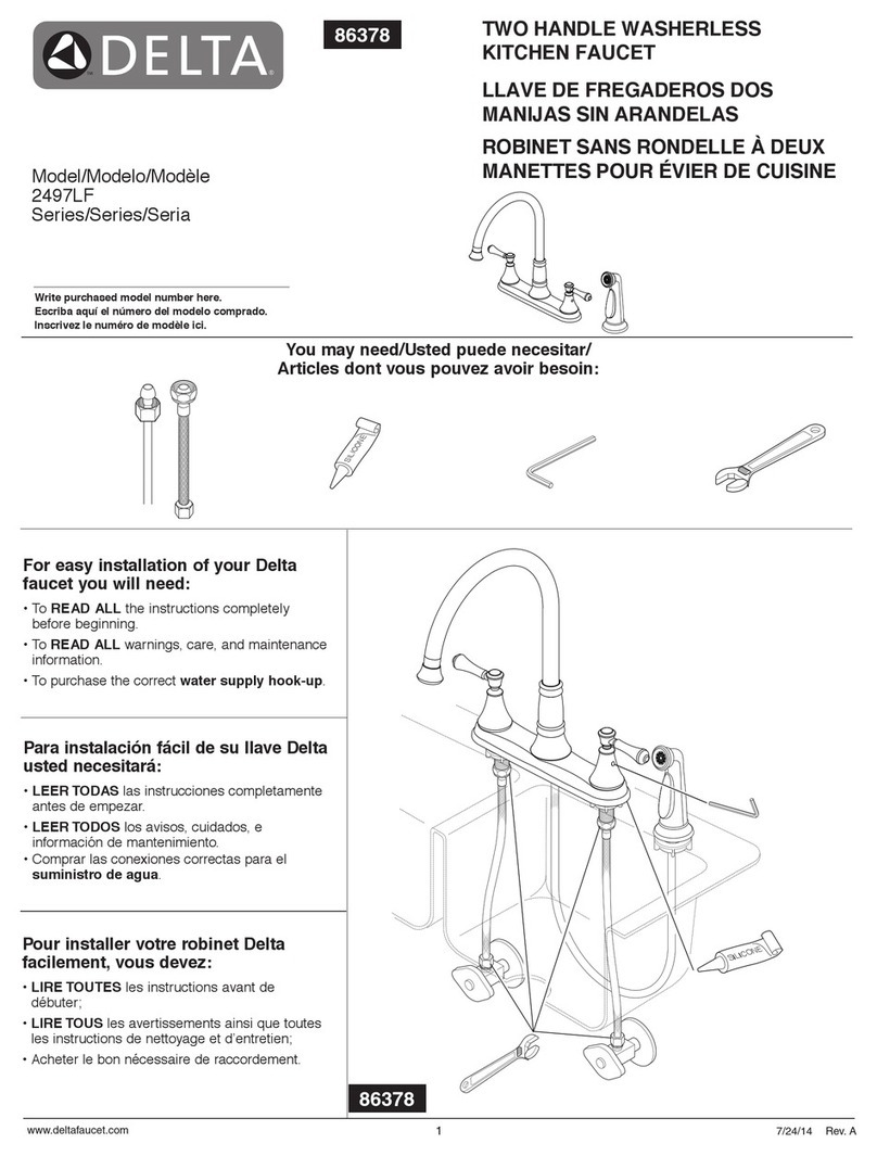 Delta 2497LF Series User manual