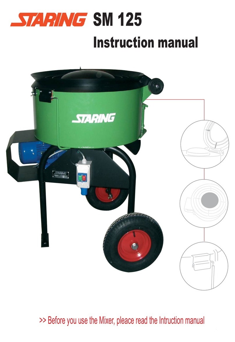 STARING SM 125 instruction manual