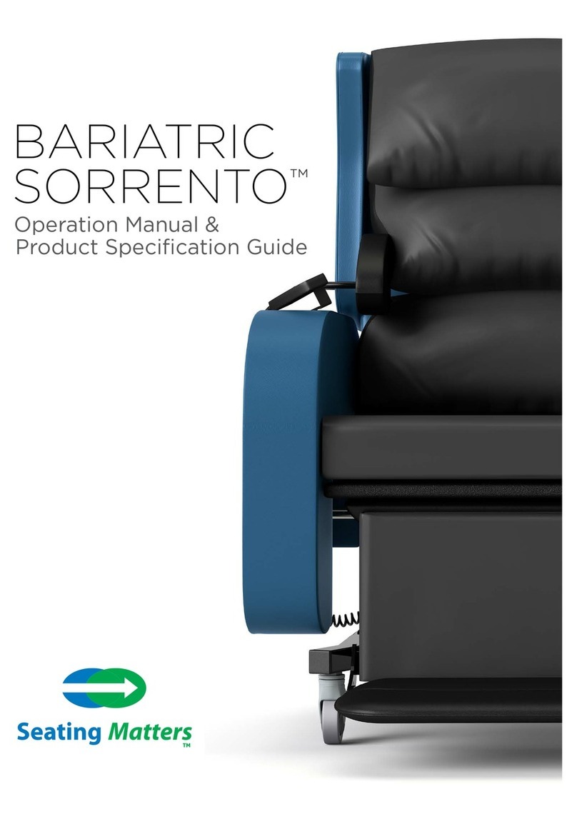 Seating Matters BARIATRIC SORRENTO Installation instructions Seating Matters BARIATRIC SORRENTO Installation instructions