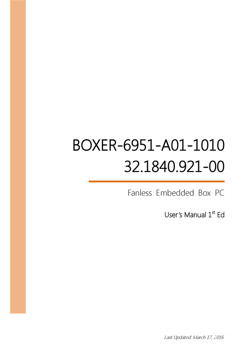 Aaeon BOXER-6951-A01-1010 user manual