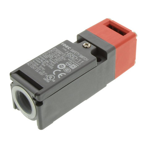 IDEC HS5D-11 instruction sheet