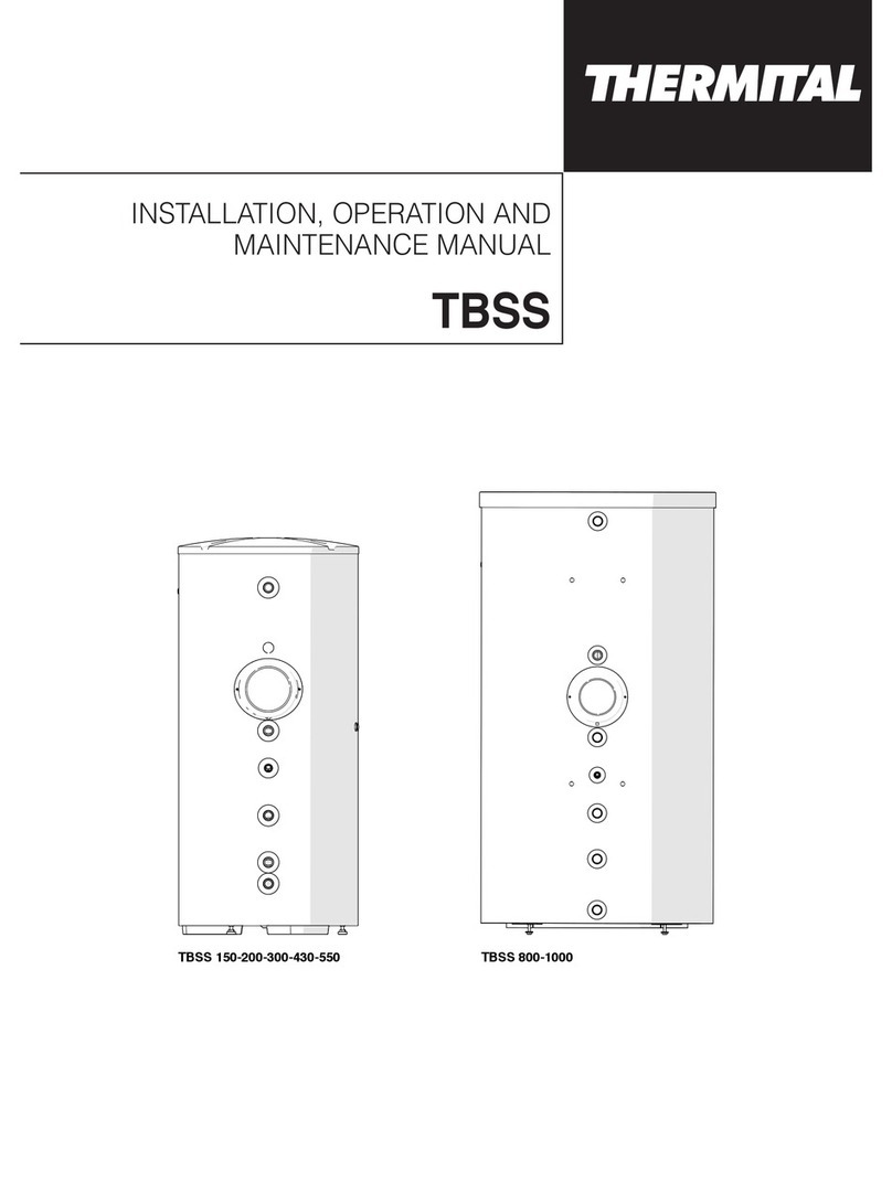 thermital TBSS 150 Installation, operation and maintenance manual